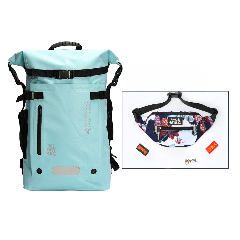 30L vandeniui atspari kuprinė iš anglies pluošto, su sausai–drėgnai atskyrimu ir keliomis kišenėmis