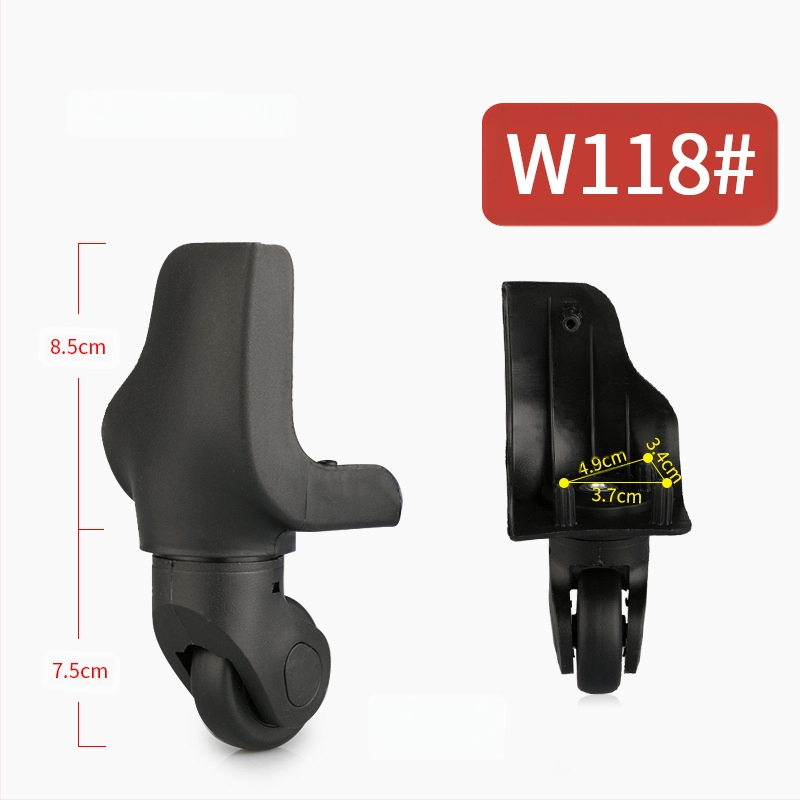 Roată pivotantă din plastic pentru bagaje – roată universală pentru bagaje, accesorii pentru bagaje