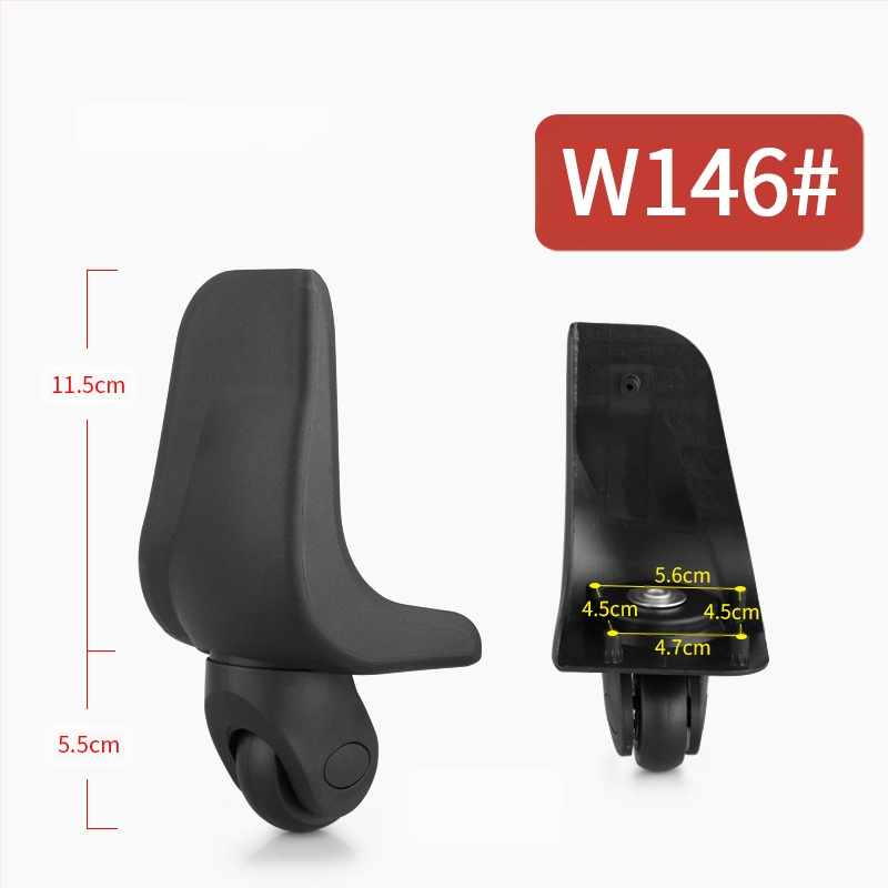 Roată pivotantă din plastic pentru bagaje – roată universală pentru bagaje, accesorii pentru bagaje