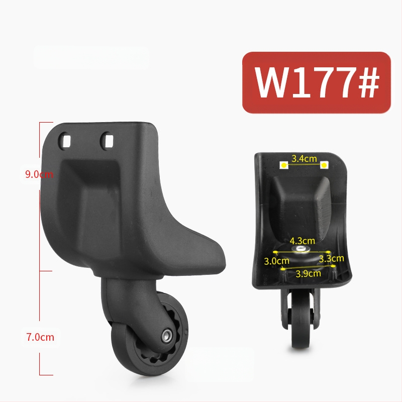 Roată pivotantă din plastic pentru bagaje – roată universală pentru bagaje, accesorii pentru bagaje