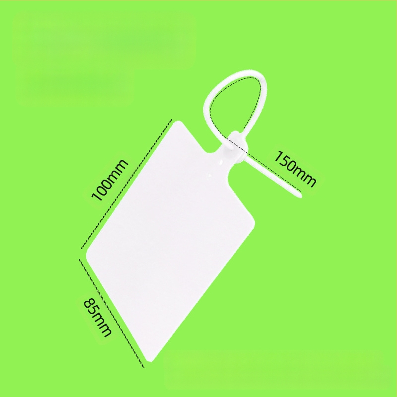 Plastikinė logistikos pakabinama etiketė, lazerinis spausdinimas, pritaikoma, PP medžiaga, prekinis ženklas AFD Anfenda, identifikacijos etiketė