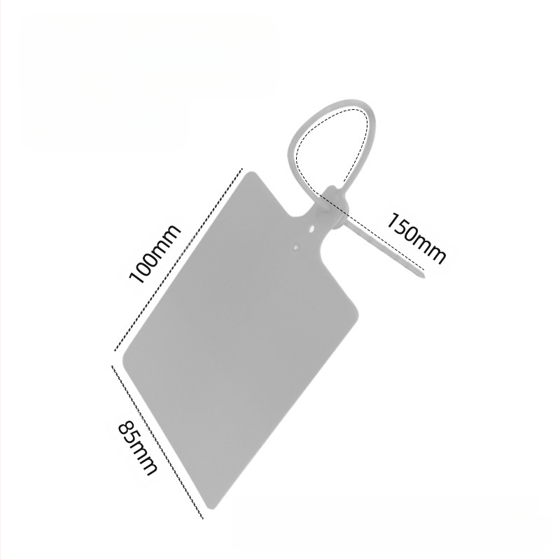 Plastikinė logistikos pakabinama etiketė, lazerinis spausdinimas, pritaikoma, PP medžiaga, prekinis ženklas AFD Anfenda, identifikacijos etiketė