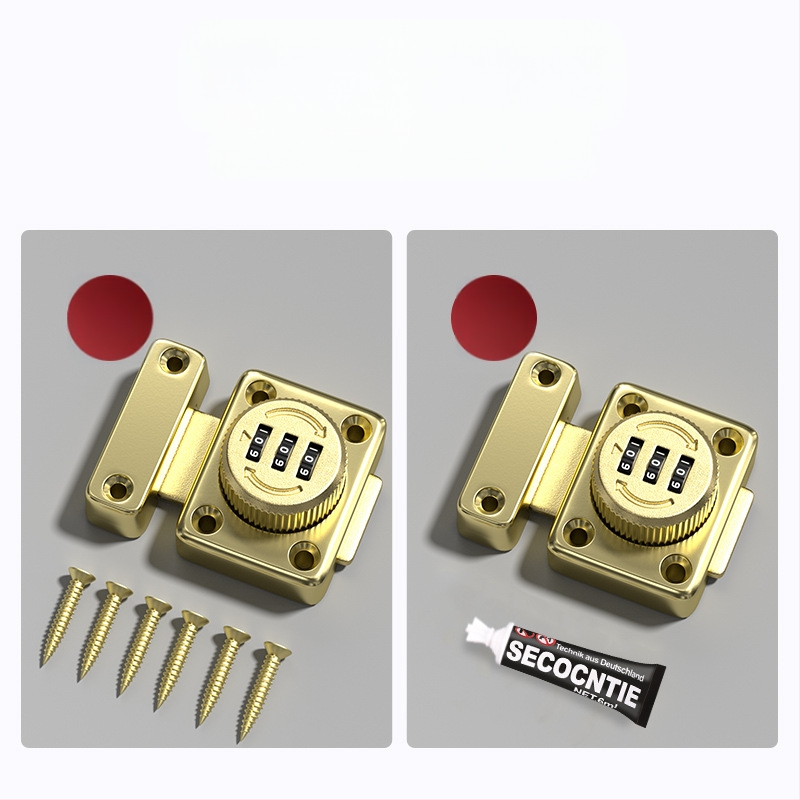 Butterfly latch със завъртане на парола, цинкова сплав, матово/хромирано покритие, модерен стил