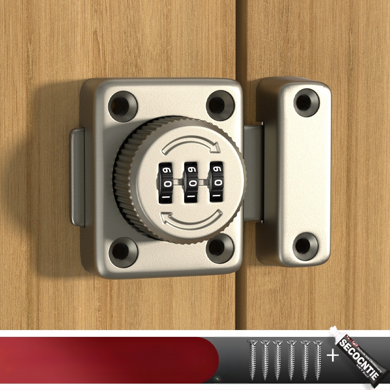 Butterfly latch със завъртане на парола, цинкова сплав, матово/хромирано покритие, модерен стил