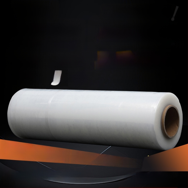 Ταινία Stretch Wrapping – Διαφανής PE συσκευαστική με υψηλής ιξώδους, καθαρό βάρος 4 kg, προέλευση: Linyi, Shandong; μάρκα: Jiachuang