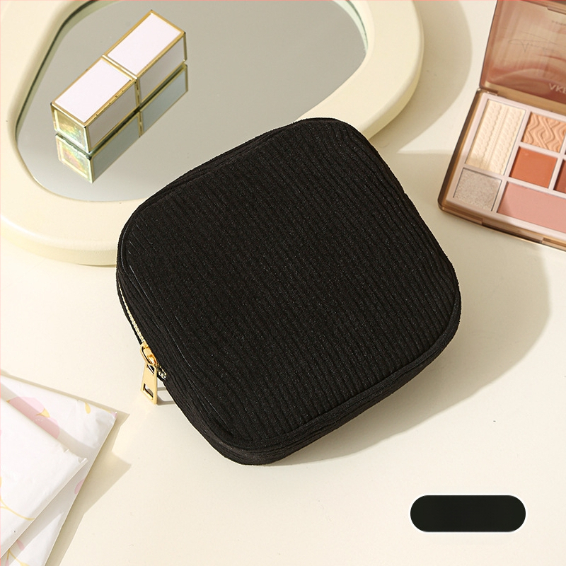 HD-293 Corduroy съхранителна чанта за санитарни подложки — Кубична форма, ултралека и компактна, за пътуване