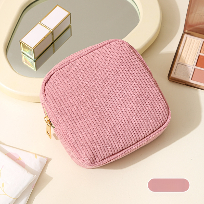 HD-293 Corduroy съхранителна чанта за санитарни подложки — Кубична форма, ултралека и компактна, за пътуване