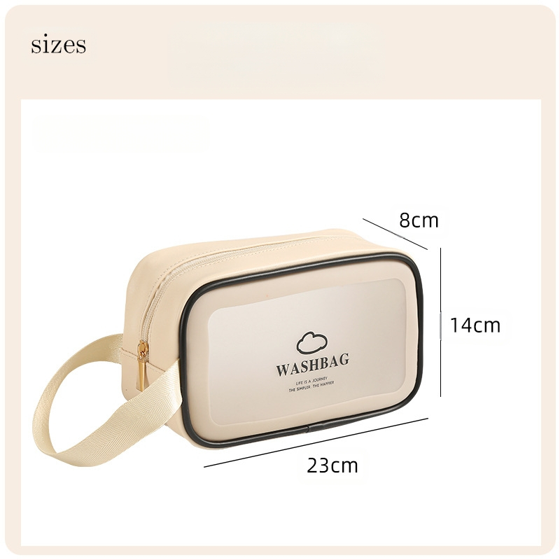 Anqin kelioninė kosmetinė krepšys – daugiafunkcinis, PU medžiaga, šiuolaikinio minimalistinio stiliaus, sausas–drėgnas atskyrimas, kelionėms