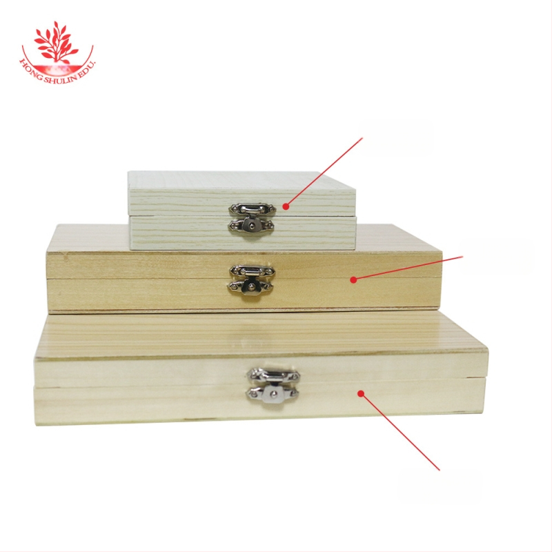 Mangrove дървена кутия за микроскопски слайдове, 20 броя, за училище и лаборатория