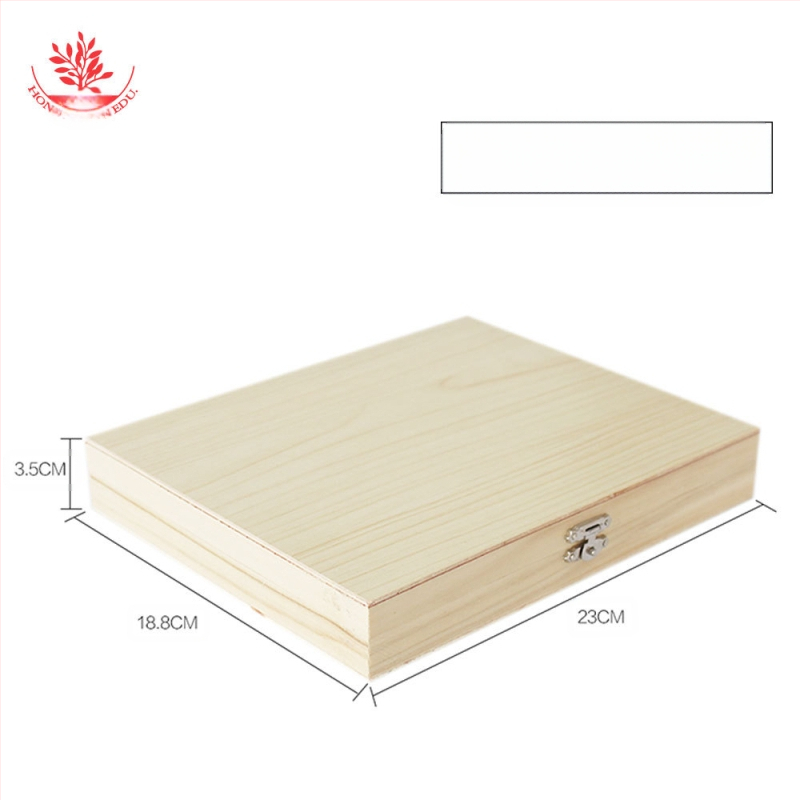 Mangrove дървена кутия за микроскопски слайдове, 20 броя, за училище и лаборатория