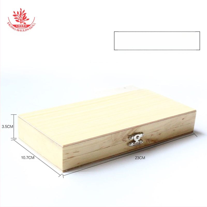 Mangrove дървена кутия за микроскопски слайдове, 20 броя, за училище и лаборатория