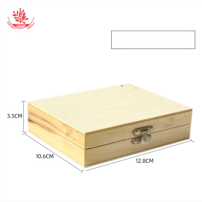 Mangrove дървена кутия за микроскопски слайдове, 20 броя, за училище и лаборатория