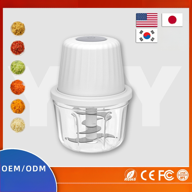 Belaidė elektrinė česnako traiškyklė, nešiojama, įkraujama, 30W, 3.7V, ABS