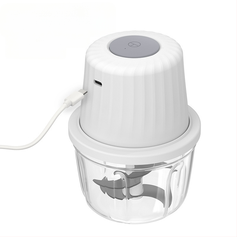 Belaidė elektrinė česnako traiškyklė, nešiojama, įkraujama, 30W, 3.7V, ABS