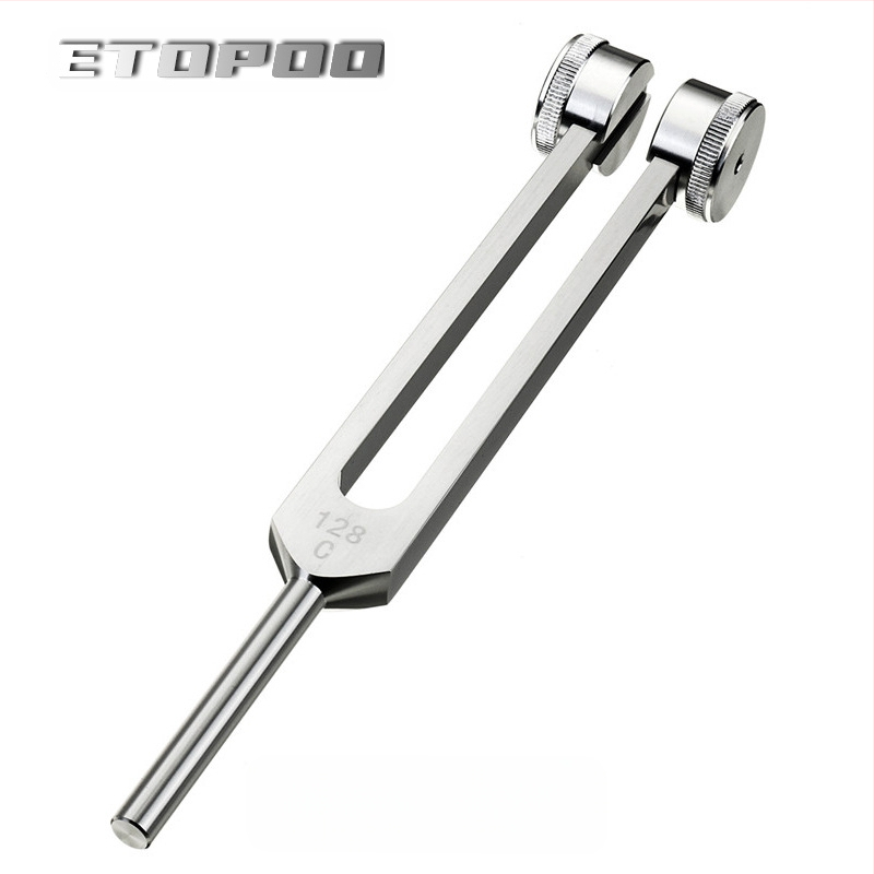 ETOPOO алуминиев сплав 128 Hz ушна почиствателна тунерфорк