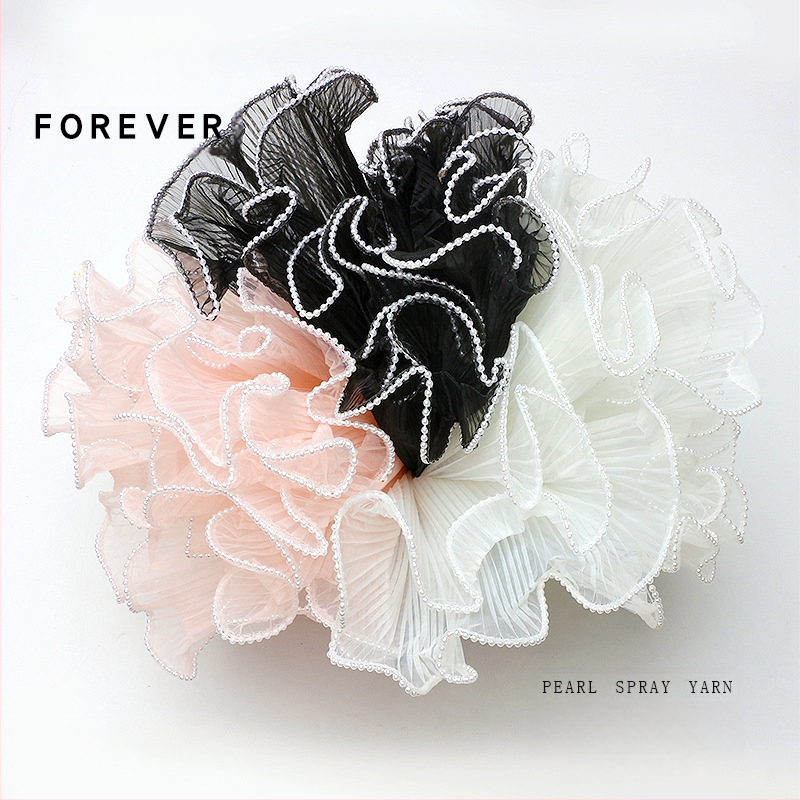 Νήμα γάζας με κυματιστές περλίδες, με μαργαριριάρια, συσκευασία μονής στρώσης, Roland μάρκα