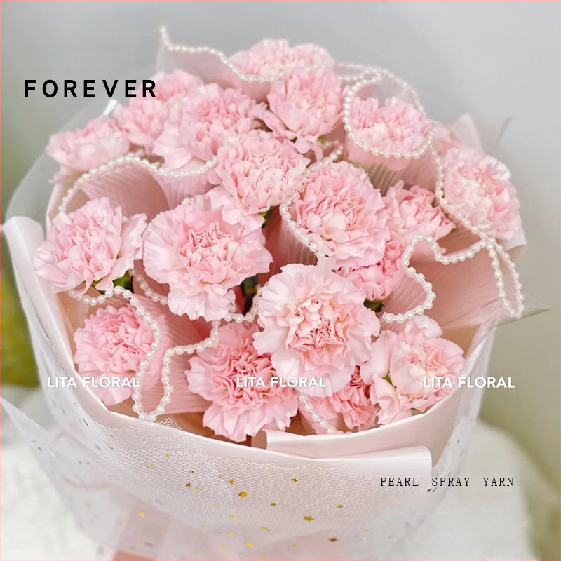 Νήμα γάζας με κυματιστές περλίδες, με μαργαριριάρια, συσκευασία μονής στρώσης, Roland μάρκα