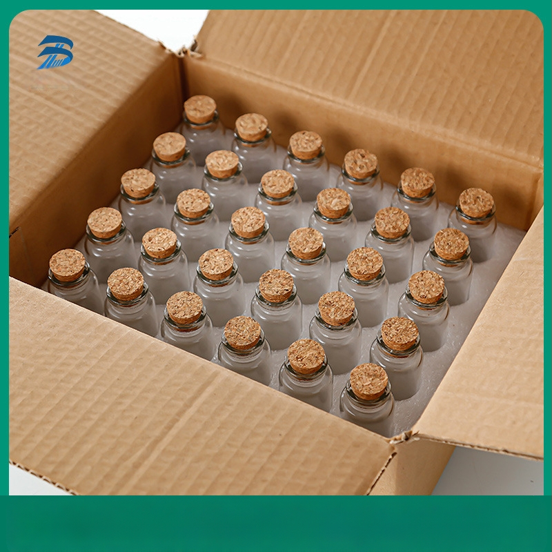 Baoxin μπουκάλι από γυαλί υψηλής μποροσίλακίτητας με φελλό και λαιμό bayonet – μπουκάλι ευχών με ουράνιο τόξο, διαθέσιμη εκτύπωση λογότυπου