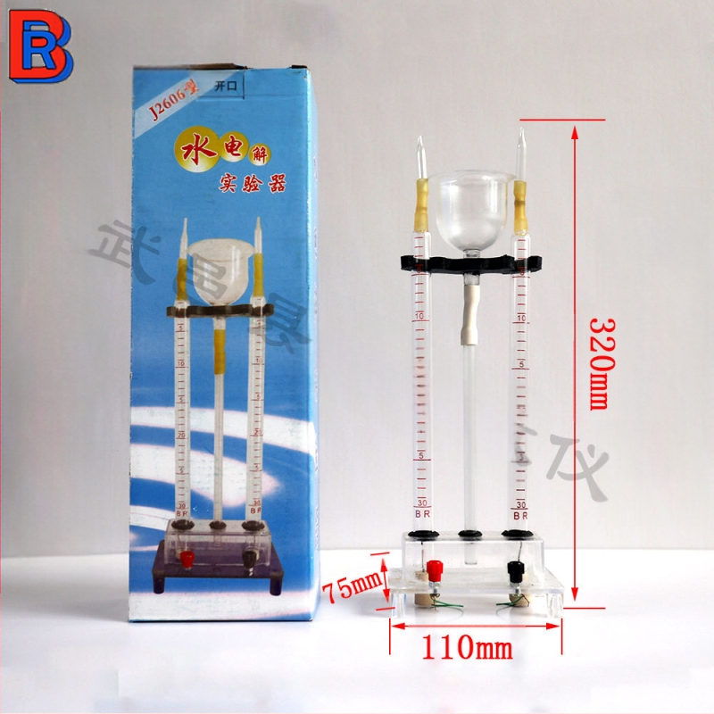 Воден електролизен апарат за учебна физикохимия — Borui, комплект 100 бр., за получаване на водород и кислород