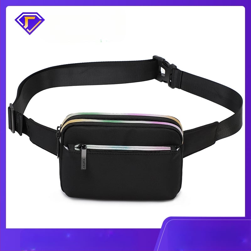 Geantă crossbody pentru femei, cu mai multe compartimente, poliester, închidere cu fermoar, buzunar cu fermoar în interior, buzunar pentru telefon, buzunar interior cu fermoar