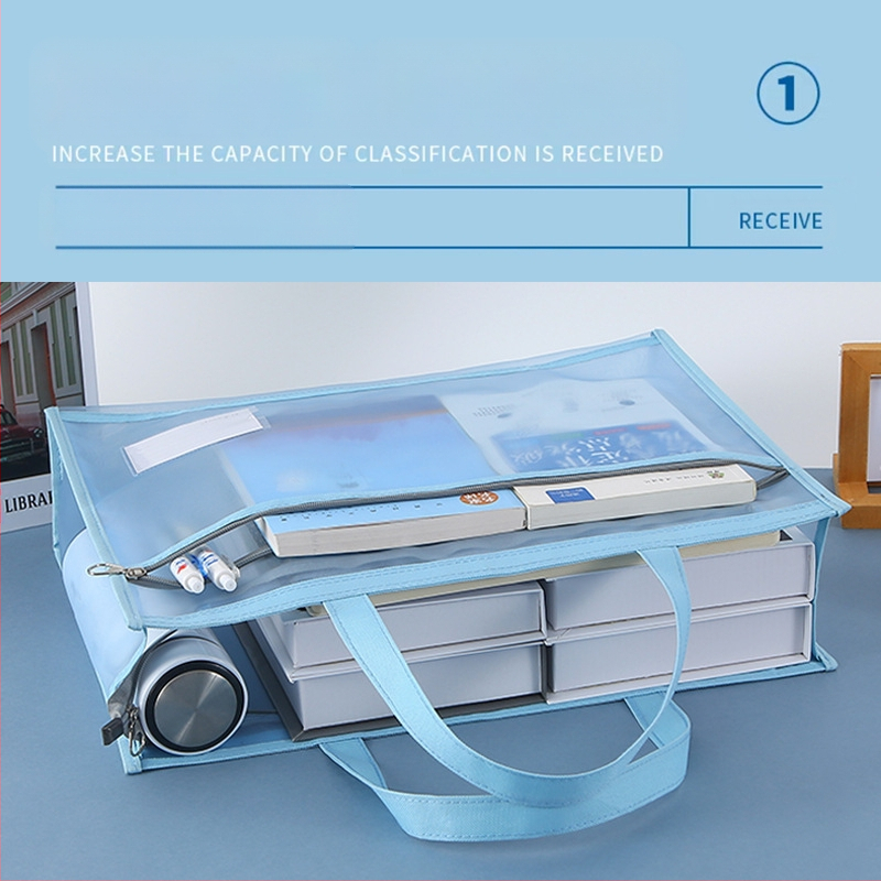 Чанта за изкуство с цип Bai Yi, нейлонова мрежеста конструкция, преносим учебен калъф за рисуване и маркери, модел: хартиен блок