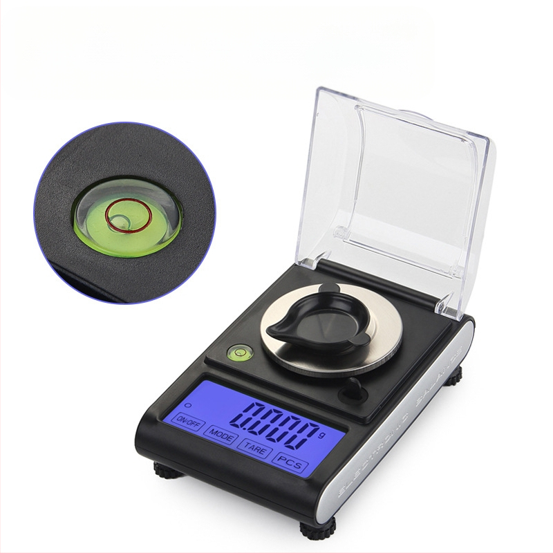 DGGY-501 Papuošalų karatų svarstyklės - 50 g talpa, Elektroninis matavimas, Maitinimas 3xAAA