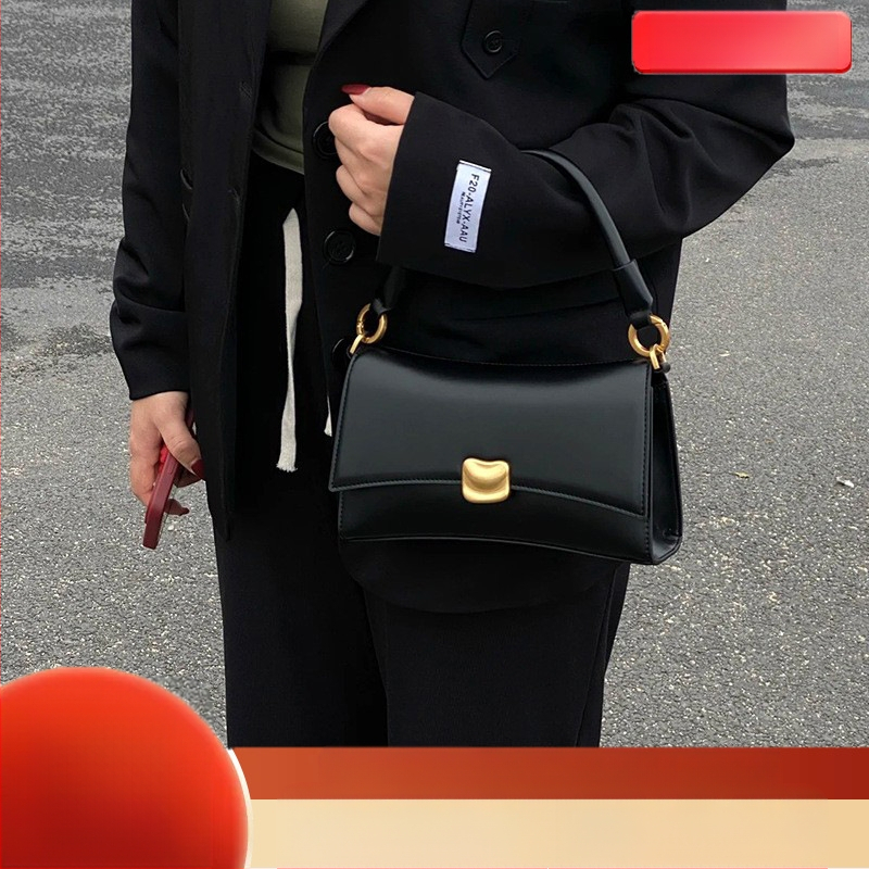 Geantă crossbody, PU, formă orizontală pătrată, închidere magnetică, buzunar interior cu fermoar, stil urban