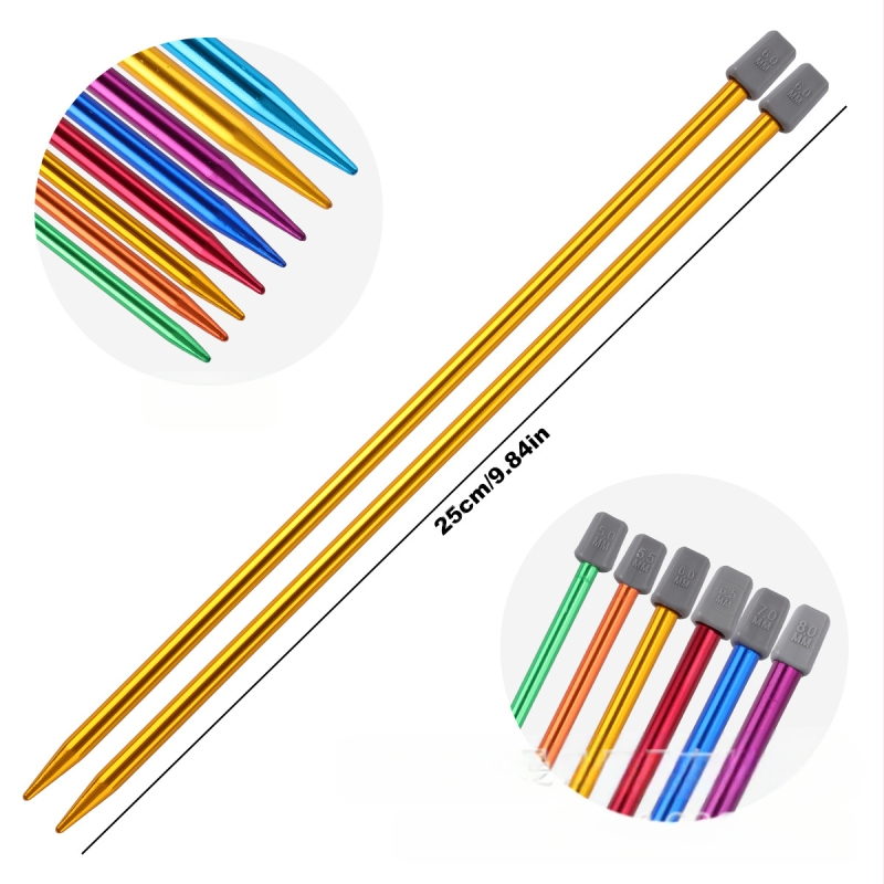 Zuuman игли за плетене – комплект 50 бр., 0,45 кг, домашен стил