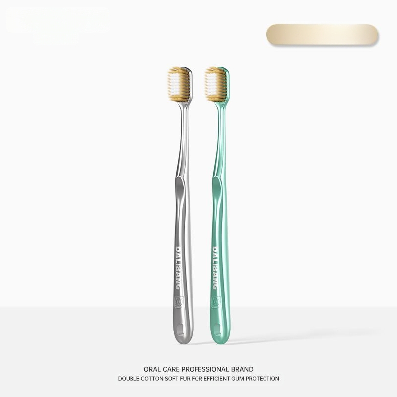 Perie de dinți Dali Bang cu peri moi, protecție pentru gingii, modelul 802, pachet 2 buc., manual