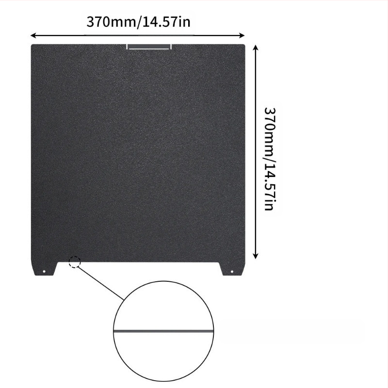 HARSIMON K2 PLUS 3D printer platforma za gradnju, dvostrana, PEI film, PET, magnetska, opružno čelična ploča
