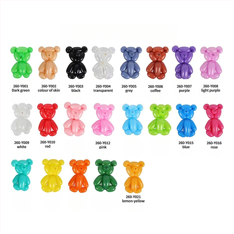 Little Prince lateksa matēti baloni, Magic Strip forma, 1,8 g katram, 100 gab.