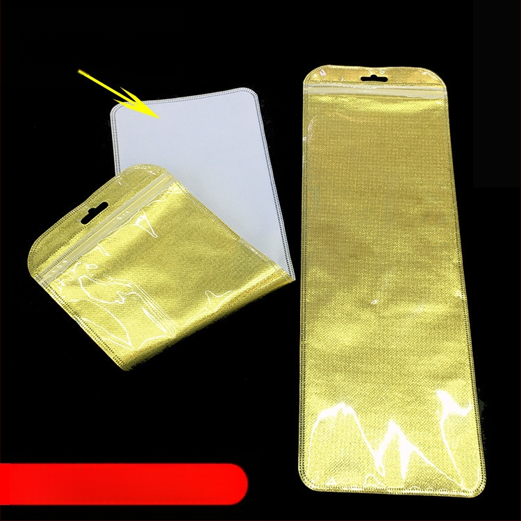 Vrećice za pakiranje uloška za više parova, prozirne matirane s prugastom teksturom, samouzavarujuće s klapnom duljine 3 cm