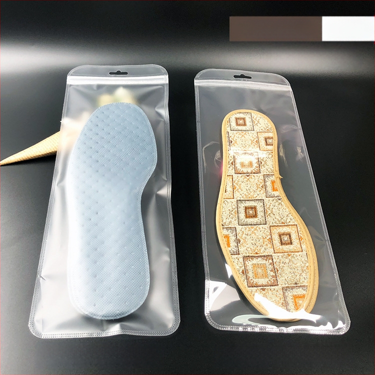 Vrećice za pakiranje uloška za više parova, prozirne matirane s prugastom teksturom, samouzavarujuće s klapnom duljine 3 cm