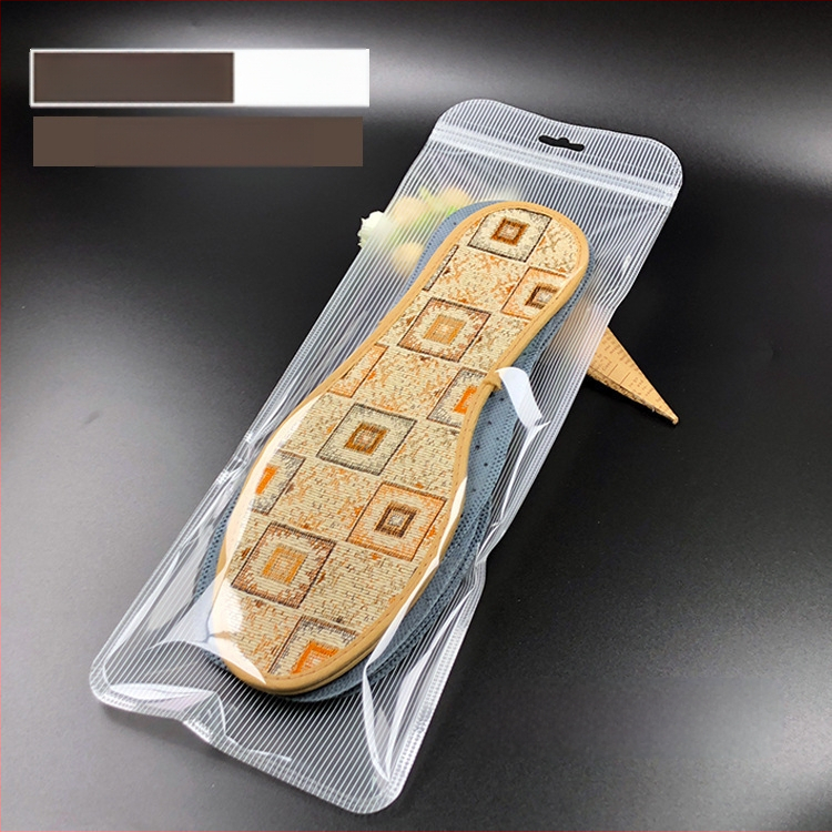 Vrećice za pakiranje uloška za više parova, prozirne matirane s prugastom teksturom, samouzavarujuće s klapnom duljine 3 cm