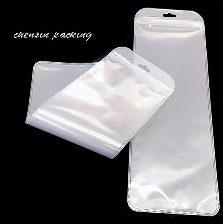 Vrećice za pakiranje uloška za više parova, prozirne matirane s prugastom teksturom, samouzavarujuće s klapnom duljine 3 cm