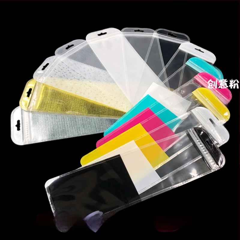 Vrećice za pakiranje uloška za više parova, prozirne matirane s prugastom teksturom, samouzavarujuće s klapnom duljine 3 cm