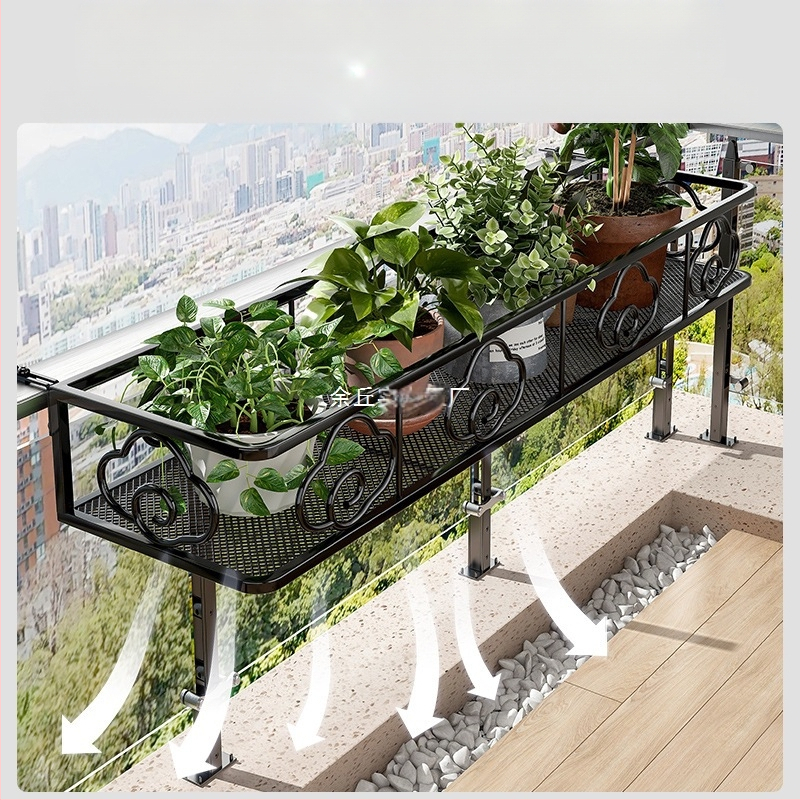 Sieninis gėlių stovas, metalas, vieno aukšto, pastorinis stilius