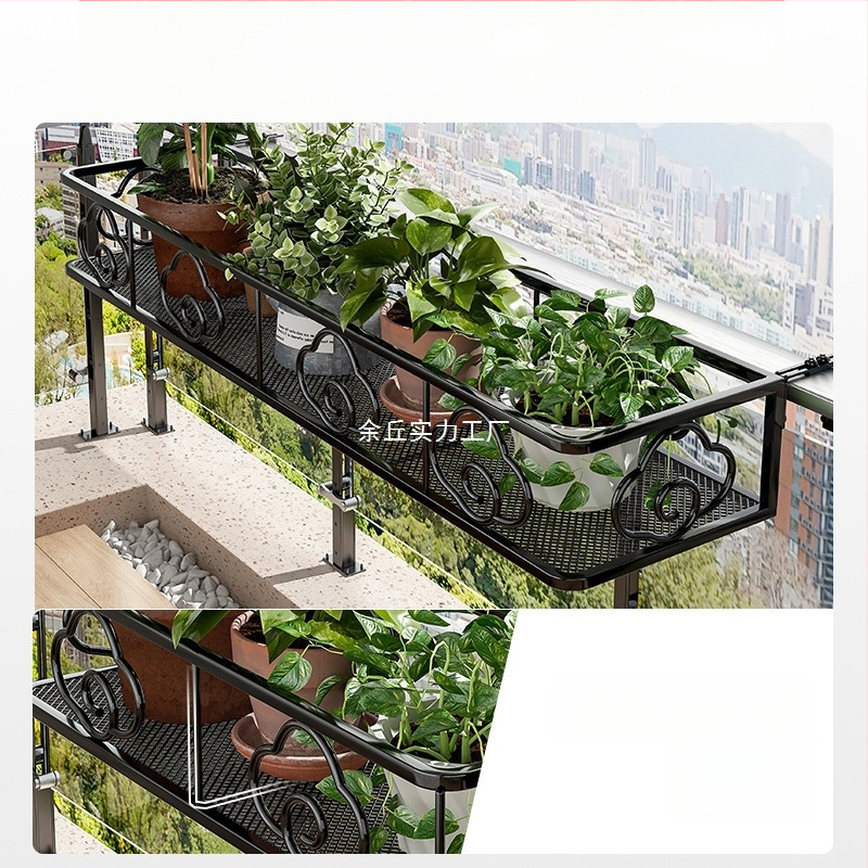 Sieninis gėlių stovas, metalas, vieno aukšto, pastorinis stilius