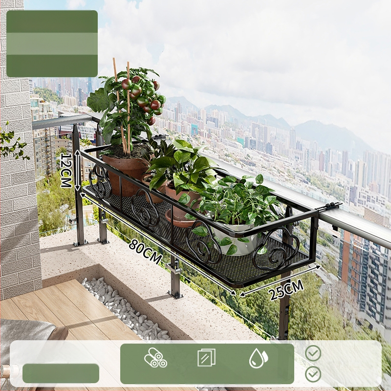 Sieninis gėlių stovas, metalas, vieno aukšto, pastorinis stilius