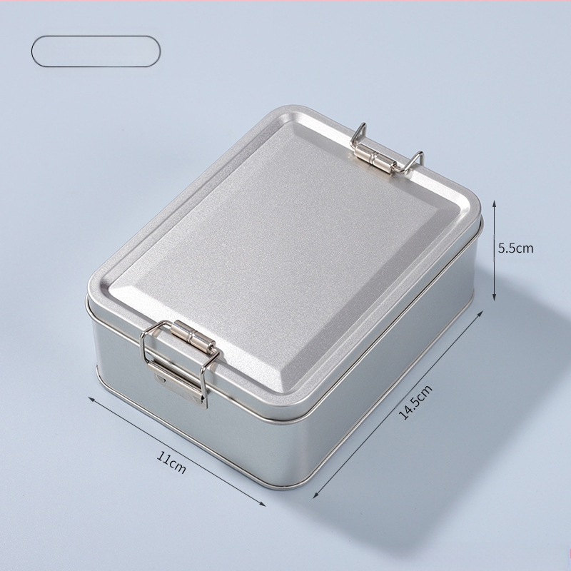 Kutija od tinplate, kvadratnog oblika, model 2352A, offset tiskanje, za opće pakiranje