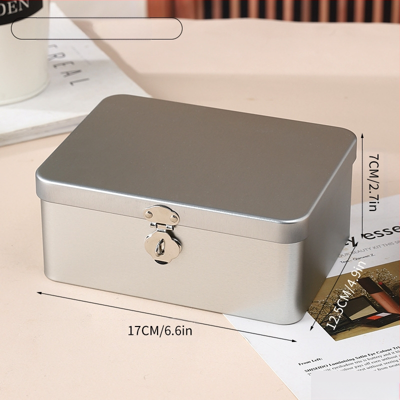 Kutija od tinplate, kvadratnog oblika, model 2352A, offset tiskanje, za opće pakiranje