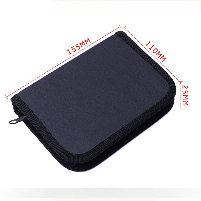 Чанта за клещи – преносима чанта за инструменти с цип за съхранение, товароносимост 3 кг, PVC изкуствена кожа, рамка от уебинг