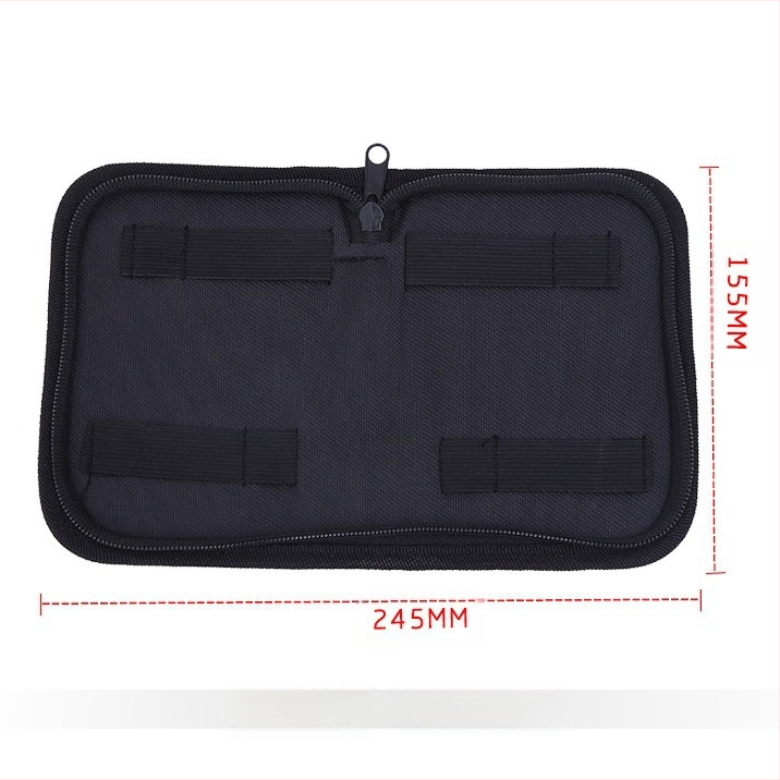 Чанта за клещи – преносима чанта за инструменти с цип за съхранение, товароносимост 3 кг, PVC изкуствена кожа, рамка от уебинг