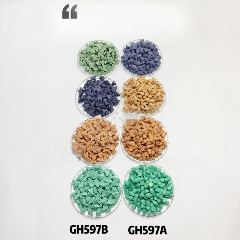 Абразив за вибрационна барабанна полировка, GH597-A, смола, за полиране, марка Glory