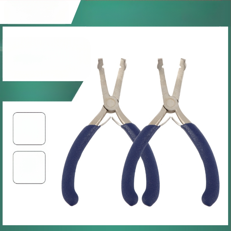 Комплект плоскогубци за мъниста – ръчна изработка, бижутерски инструменти за DIY: четири плоскогубци с извити носове, кръгъл нос, игловиден нос и диагонален нос