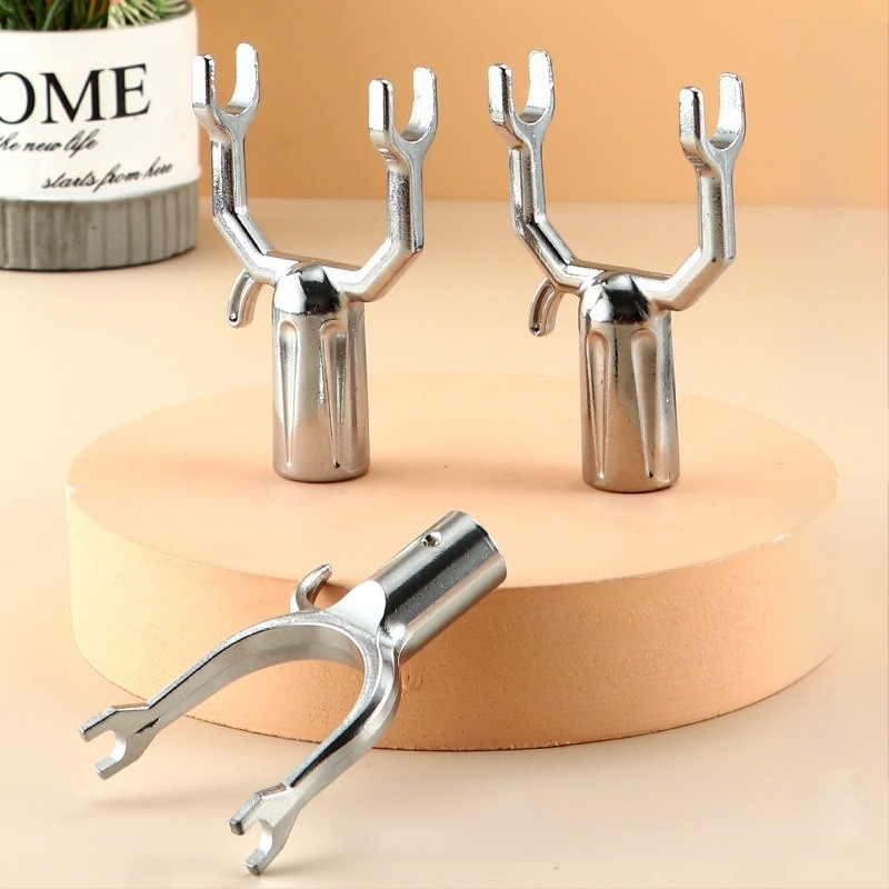 Глава на вилица за сушене на дрехи от цинкова сплав, за балкон, модерен минималистичен стил, марка Military Elegance