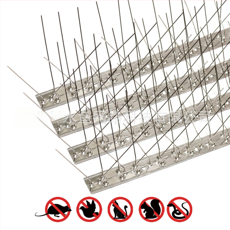 Archerfish неръждаеми стоманени шипове против птици и котки, модел arcbs02, репелент за птици, устойчиви на корозия
