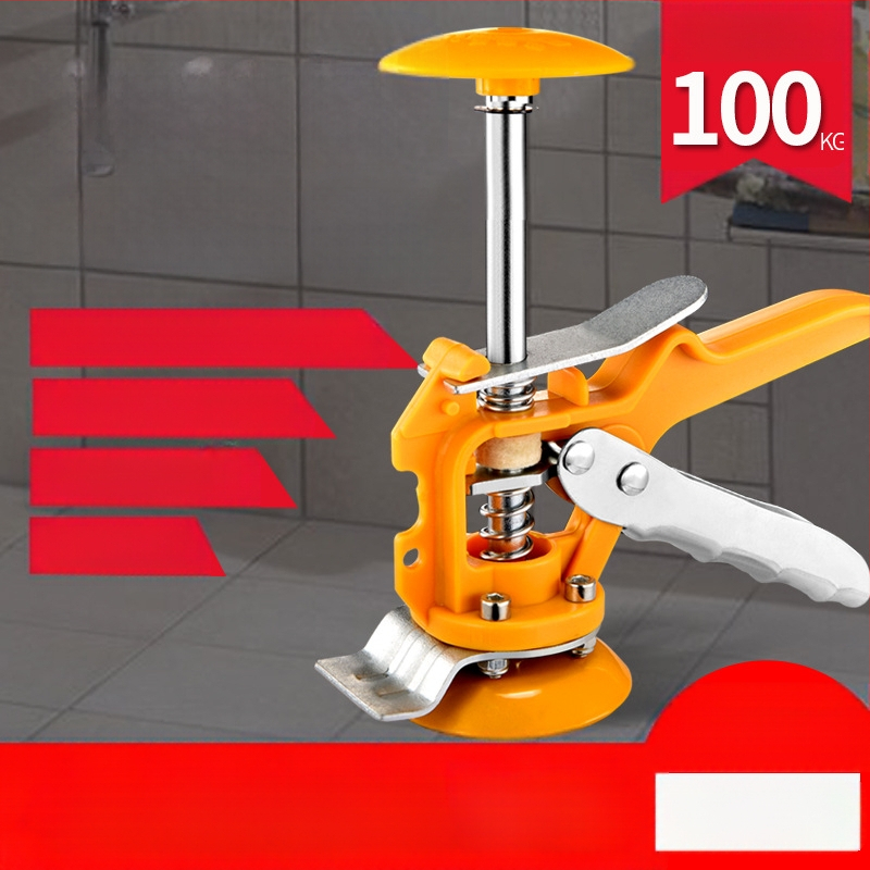 Komuxin Подобрено едно-стойлово повдигателно устройство с капак за инструменти за облицовка на плочки — локатор-нивелир, повдигач за стенни плочки, устройство за регулиране на височината