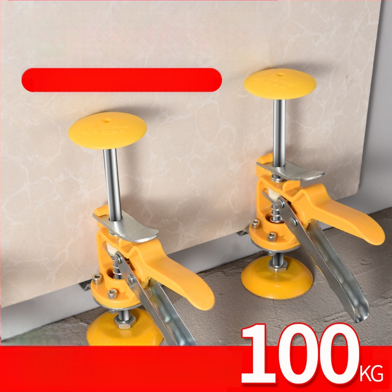 Komuxin Подобрено едно-стойлово повдигателно устройство с капак за инструменти за облицовка на плочки — локатор-нивелир, повдигач за стенни плочки, устройство за регулиране на височината