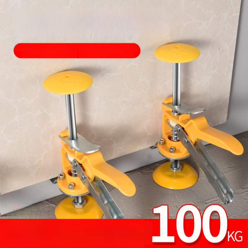 Komuxin Подобрено едно-стойлово повдигателно устройство с капак за инструменти за облицовка на плочки — локатор-нивелир, повдигач за стенни плочки, устройство за регулиране на височината